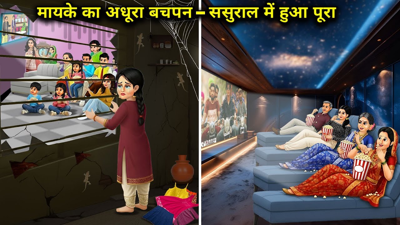 मायके का अधूरा बचपन - ससुराल में हुआ पूरा||The incomplete childhood of the maternal home was compl