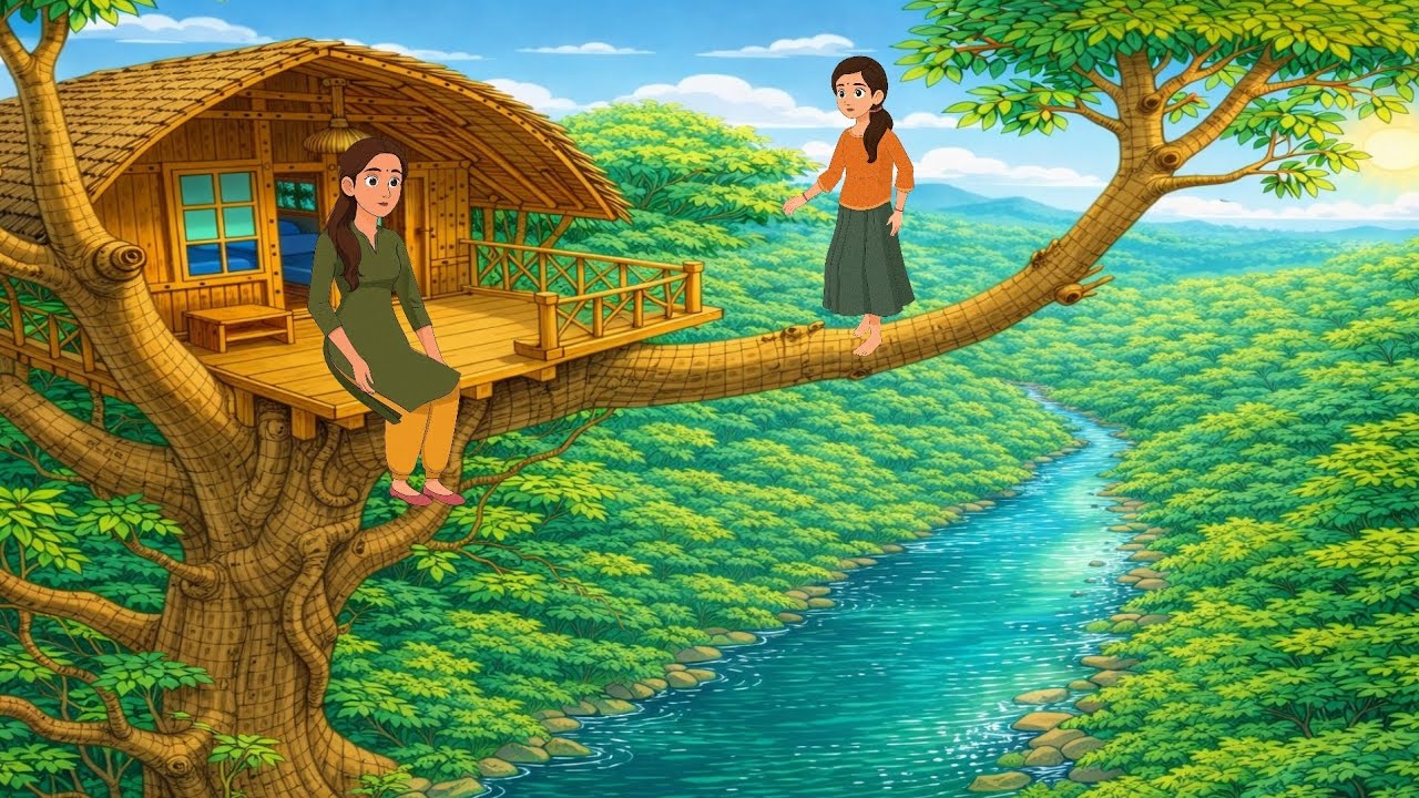 पेड़ पर बना घर… और दो बहनों का ऐसा फैसला जिसने गाँव को चुप कर दिया
