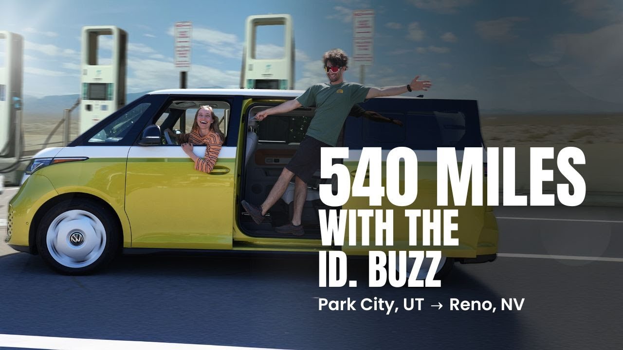How Many Charging Stops for 540 Miles? VW ID. Buzz Road Trip Test