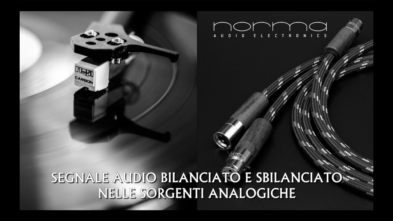 Segnale audio bilanciato e sbilanciato nelle sorgenti analogiche