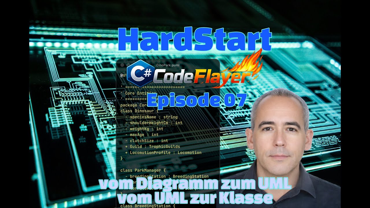 HardStart C# -- Programmieren 2026 #07: Zusammenführung Exkurs -- vom UML zur Klasse