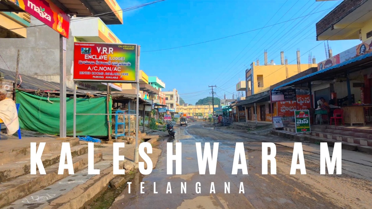 【India Drive 4K】Kaleshwaram | Telangana | 2024 | Sacred Temple Town & Scenic Drive