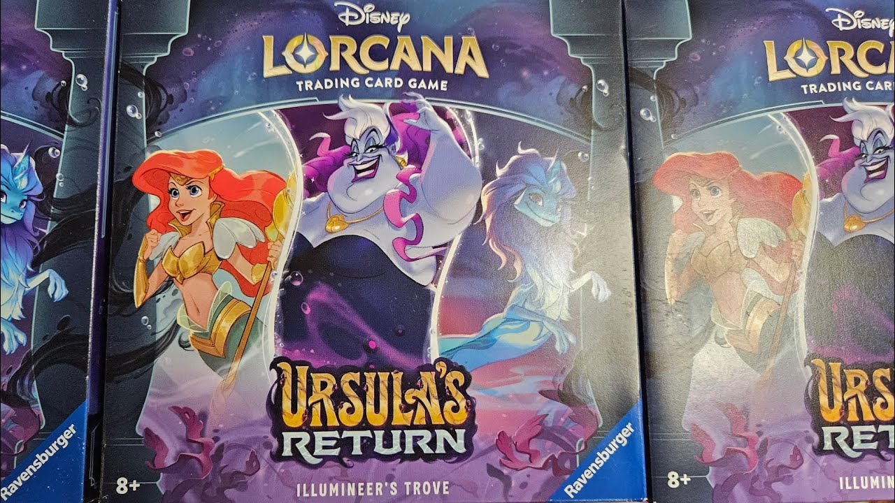 Disney Lorcana Ursula Return Booster Pack Opening (x52) Enchanted Rare??!!