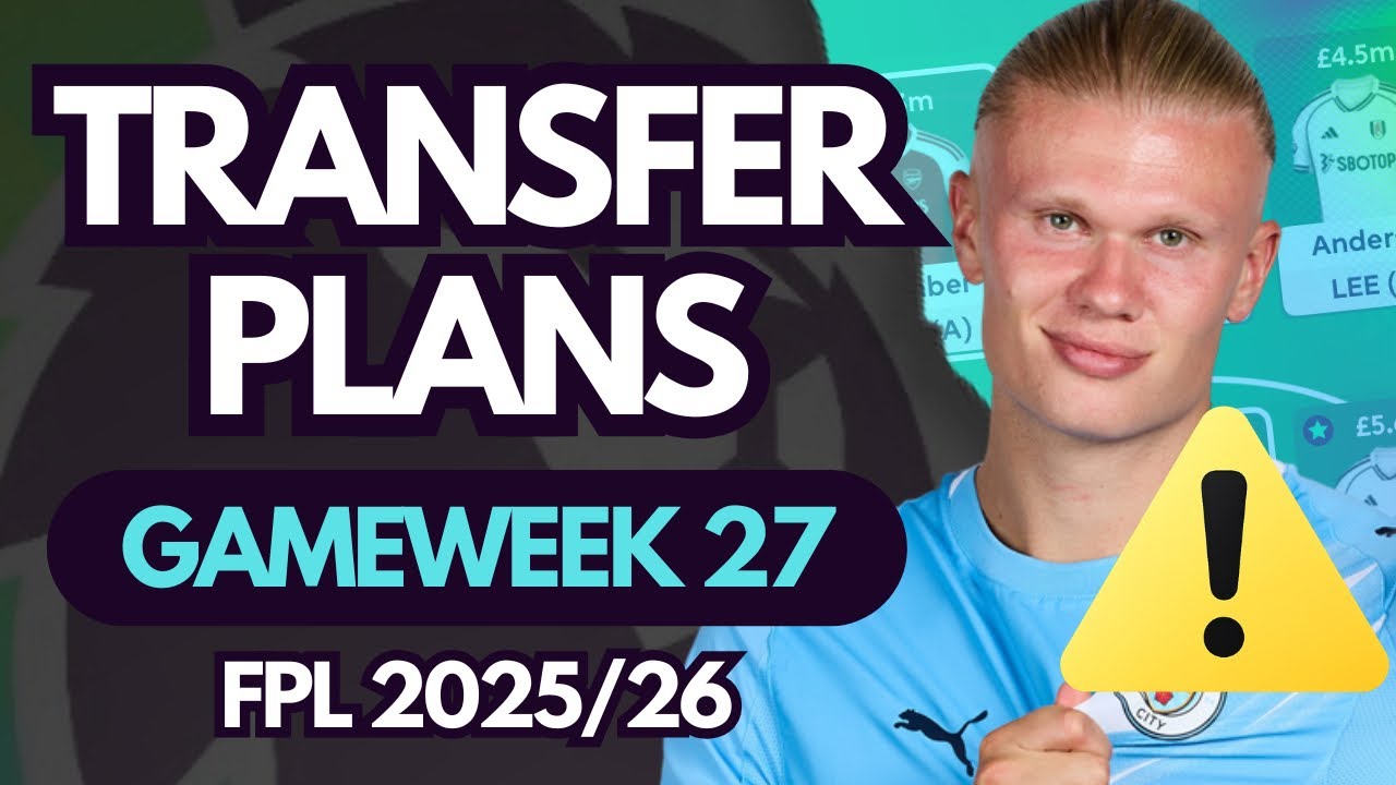 HAALAND INJURED‼️🚨FPL TRANSFER PLANS GW27 | Fantasy Premier League Tips 2025/26