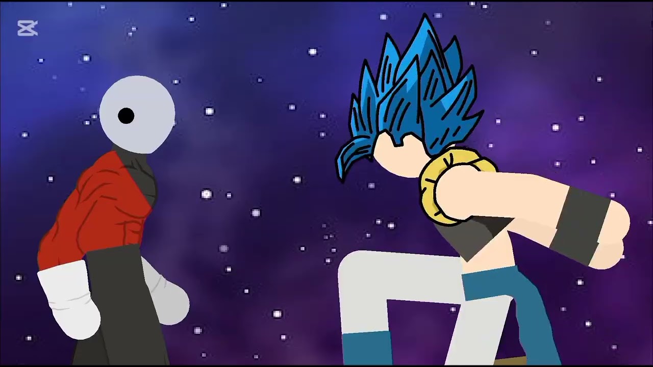 Gogeta vs jiren #dragonball #stickman #anime #videogames #viral #goku #autobots #gogeta #fyp 