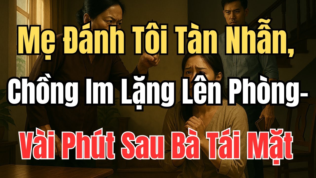Câu Chuyện Gia Đình: Thấy Mẹ Đánh Tôi, Chồng Mặc Kệ – Vài Phút Sau Khiến Bà Tái Mặt