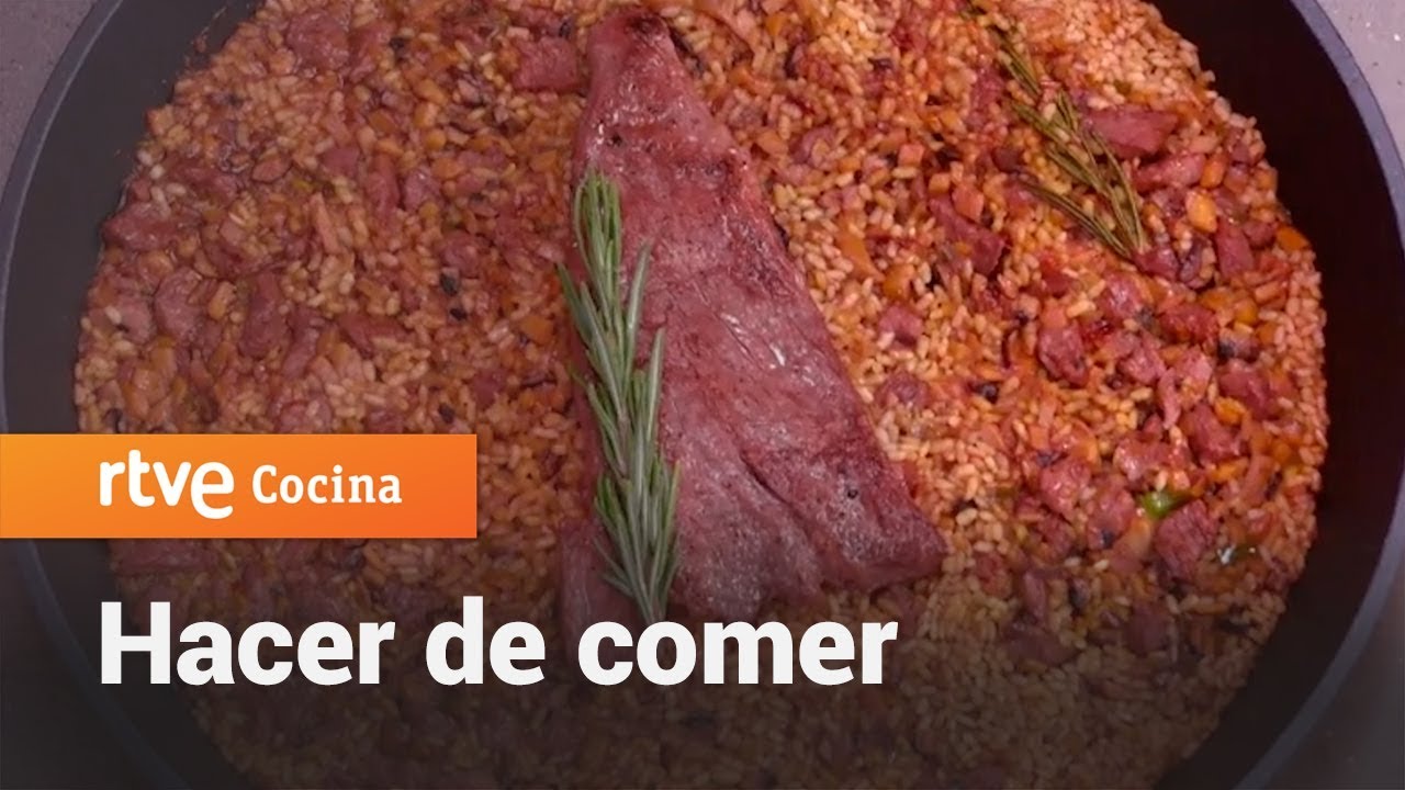 Cómo hacer Arroz con pluma ibérica y setas - Hacer de comer | RTVE Cocina