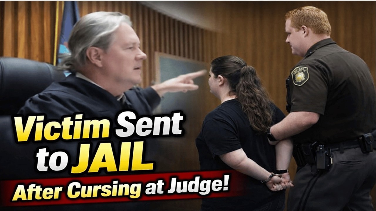 Victim Sent to JAIL After Cursing at Judge!