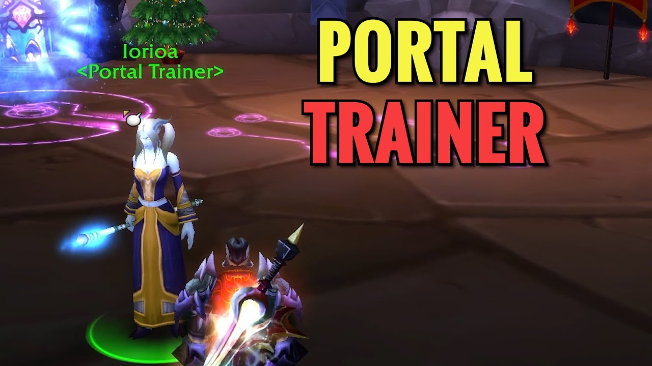 Shattrath Mage Portal Trainer (WoW TBC)