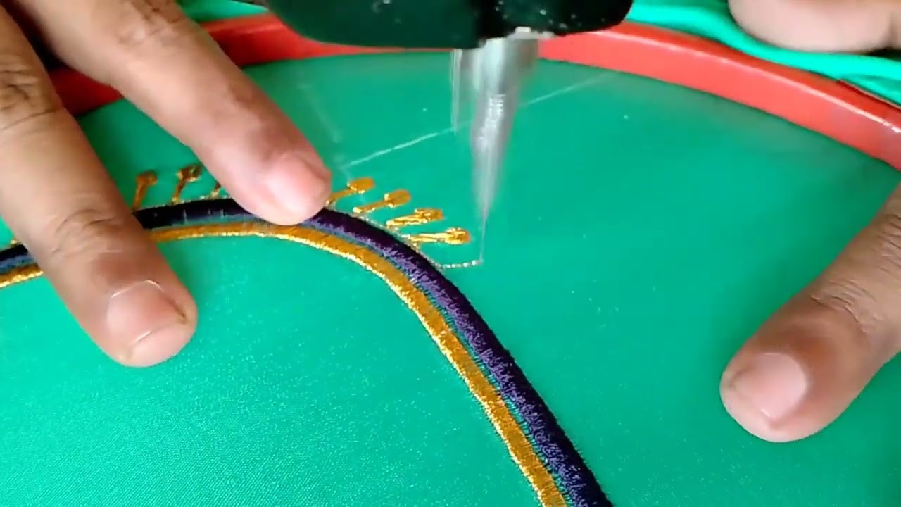 New Pattern Embroidery Stitch Design | Machine Work Blouse