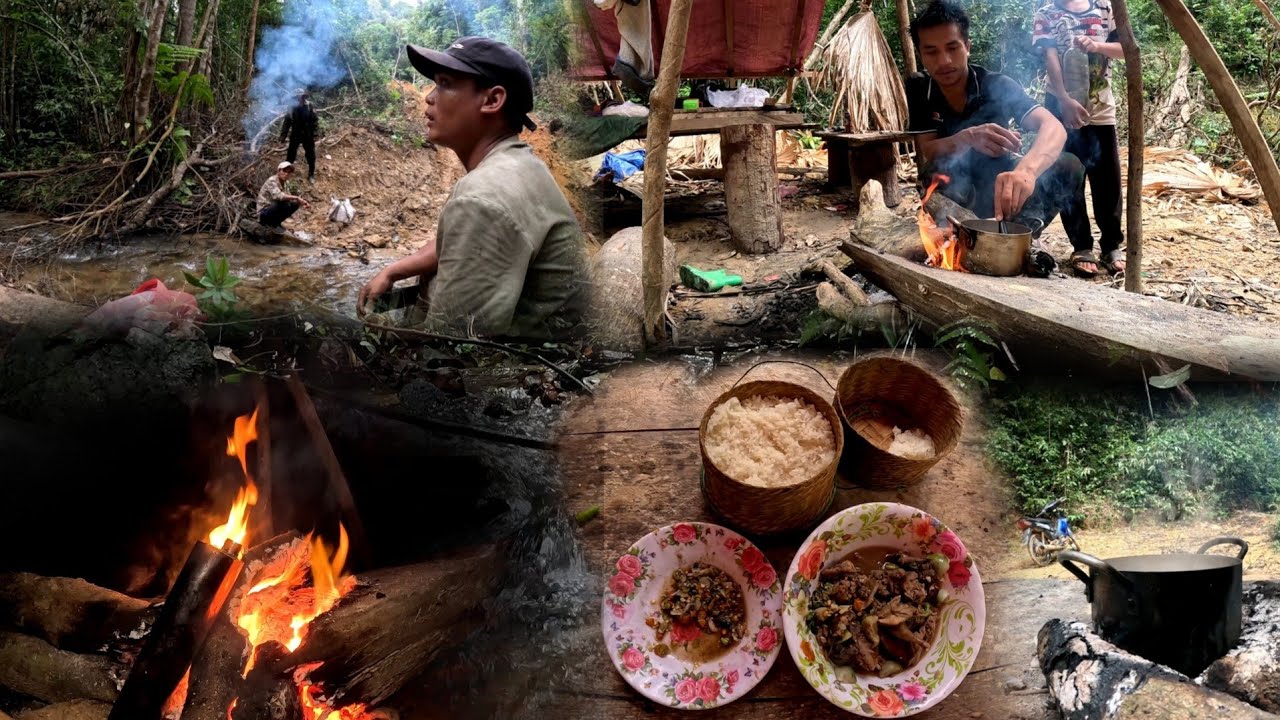 ใช้ชีวิตในป่าวันที2เช้านี้ได้อาหารดีอีกแล้ว/ໃຊ້ຊີວິດໃນປ່າມື້ທີ່2ເຊົ້ານີ້ໄດ້ອາຫານດີອີກແລ້ວ