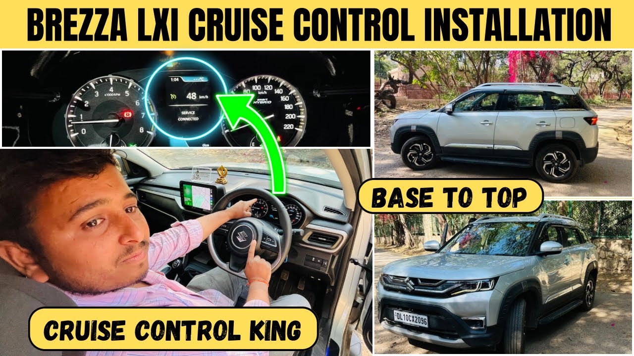 Maruti Brezza Lxi Cruise Control Installation | Brezza Lxi Modifications | Brezza Cng Modified