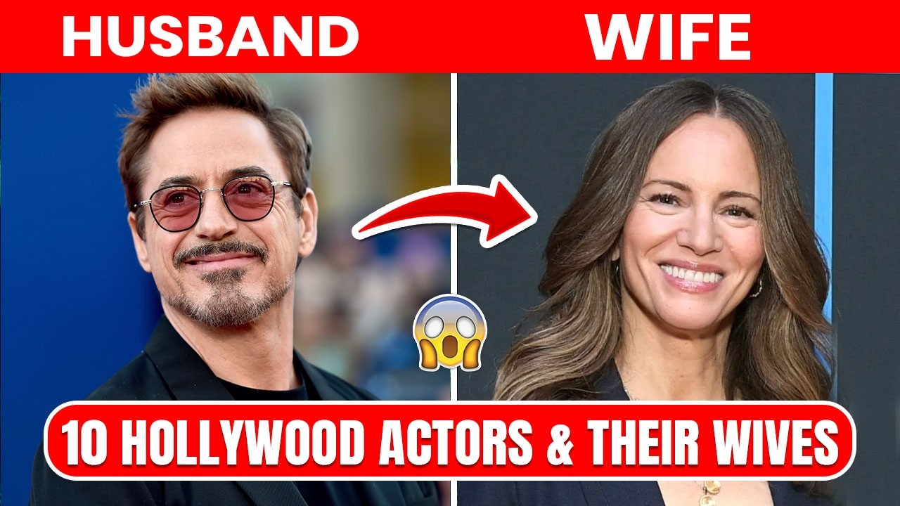 10 Hollywood Actors and Their Real-Life Wives | Love Stories & Long Marriages