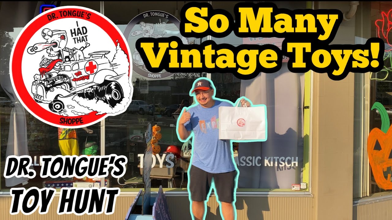 Vintage Toy Hunt @ Dr. Tongue's I Had That Shoppe Portland PDX TONS of Vintage TOYS!