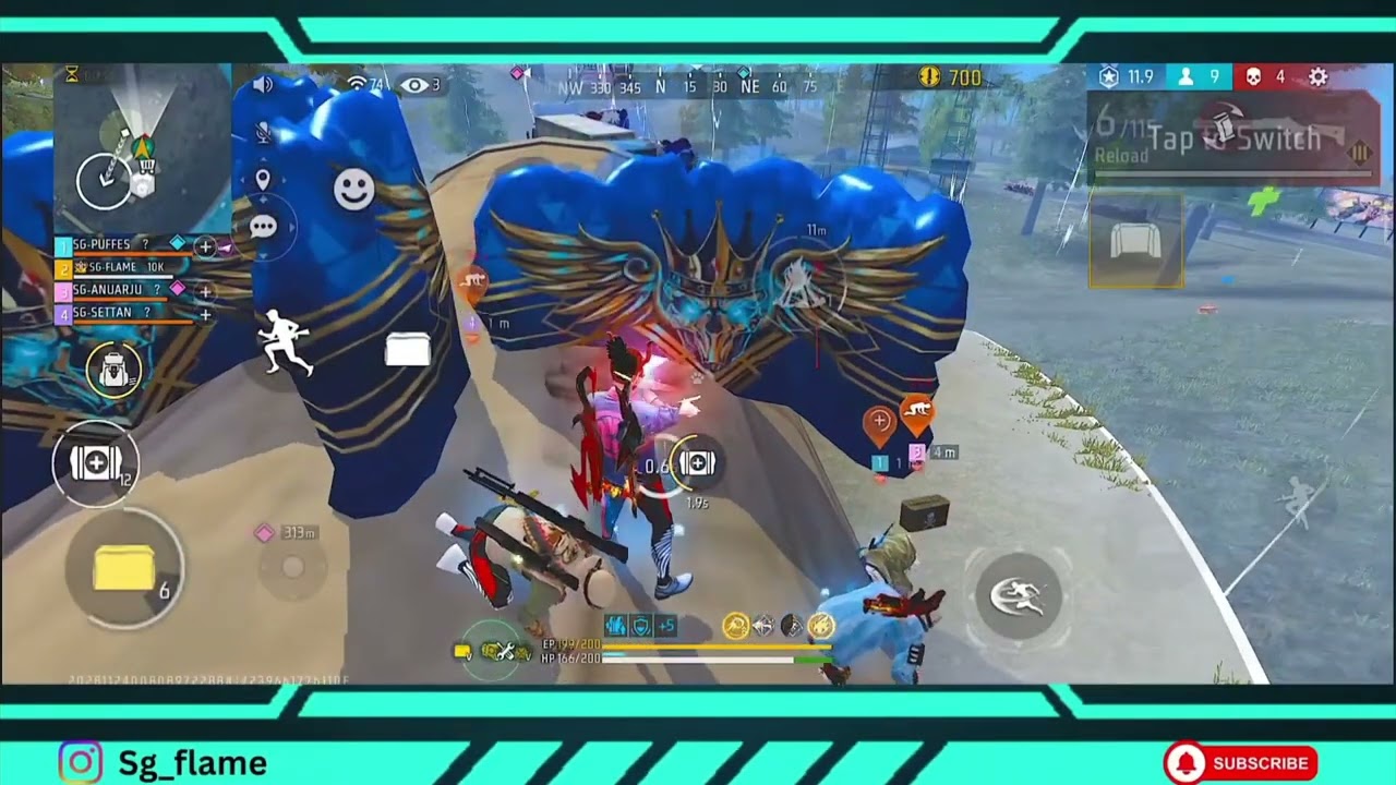 Even one player can change the match 🤯 Freefire || SG FLAME