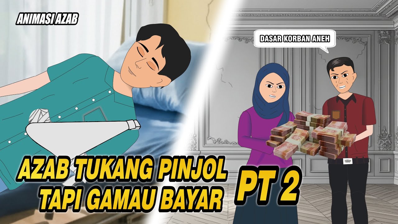 Azab Pinjol Gak Mau Bayar PART 2 Eps Pembalasan Rudi Kepada Admin Investasi Bodong - ANIMASI AZAB