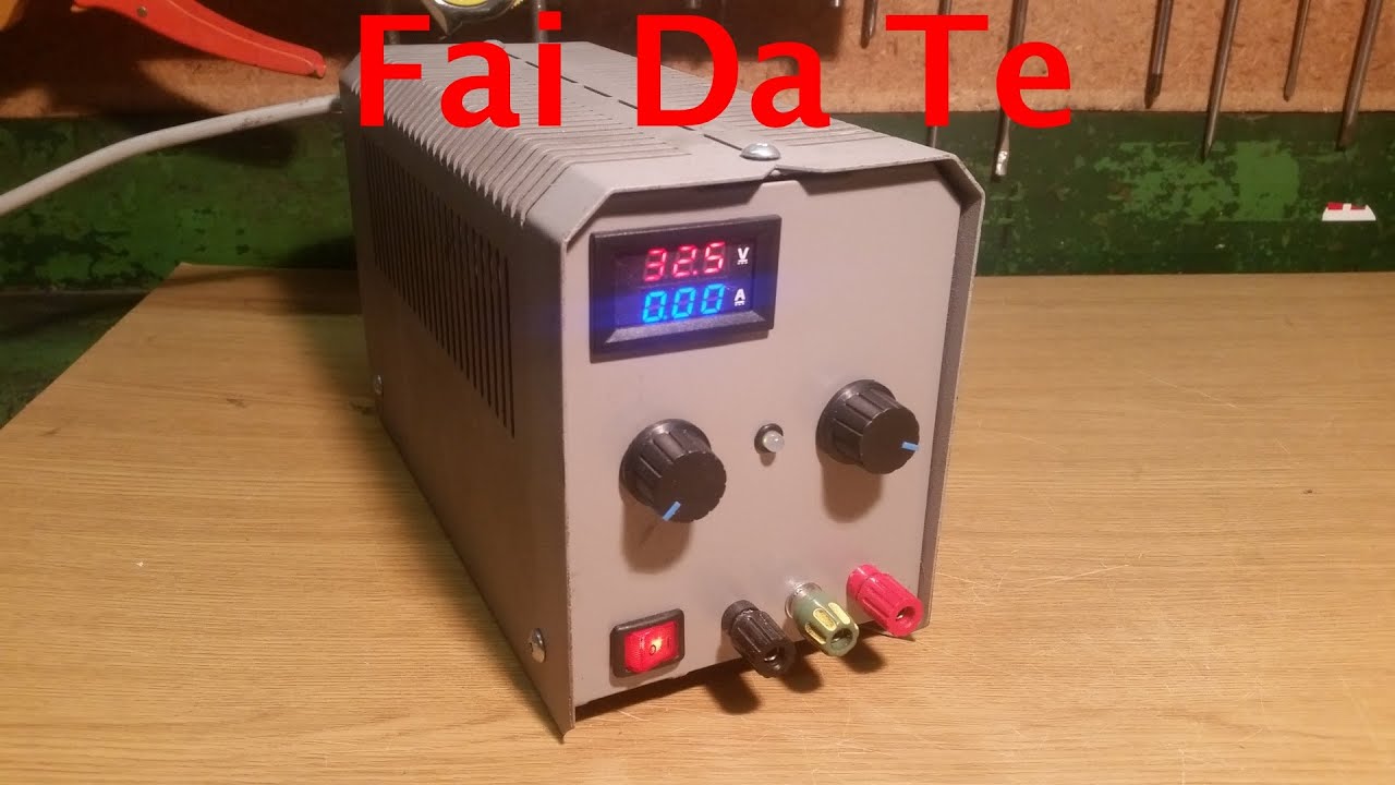 Alimentatore da banco variabile - Fai Da Te