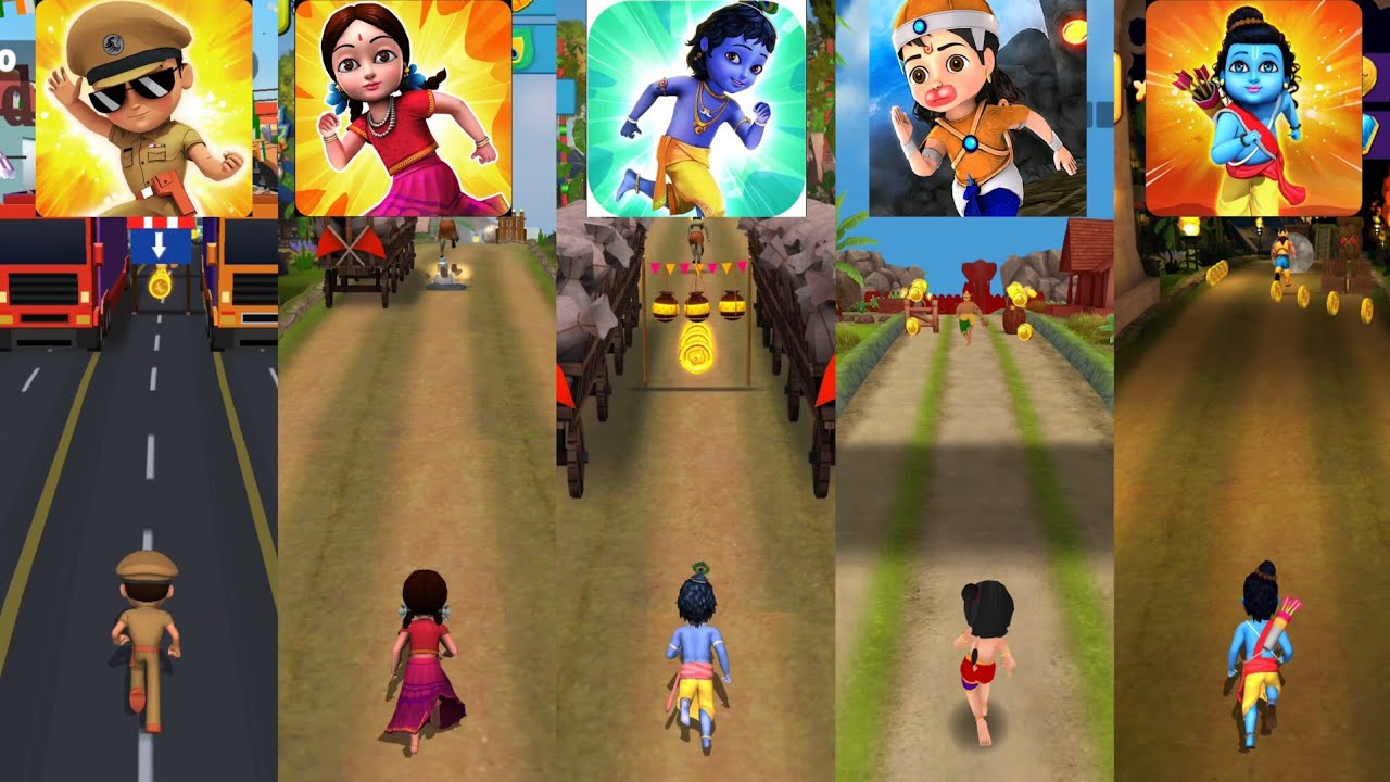 Little Singham 🆚 Little Radha 🆚 Little Krishna 🆚 Little Hanuman 🆚 Little Ram