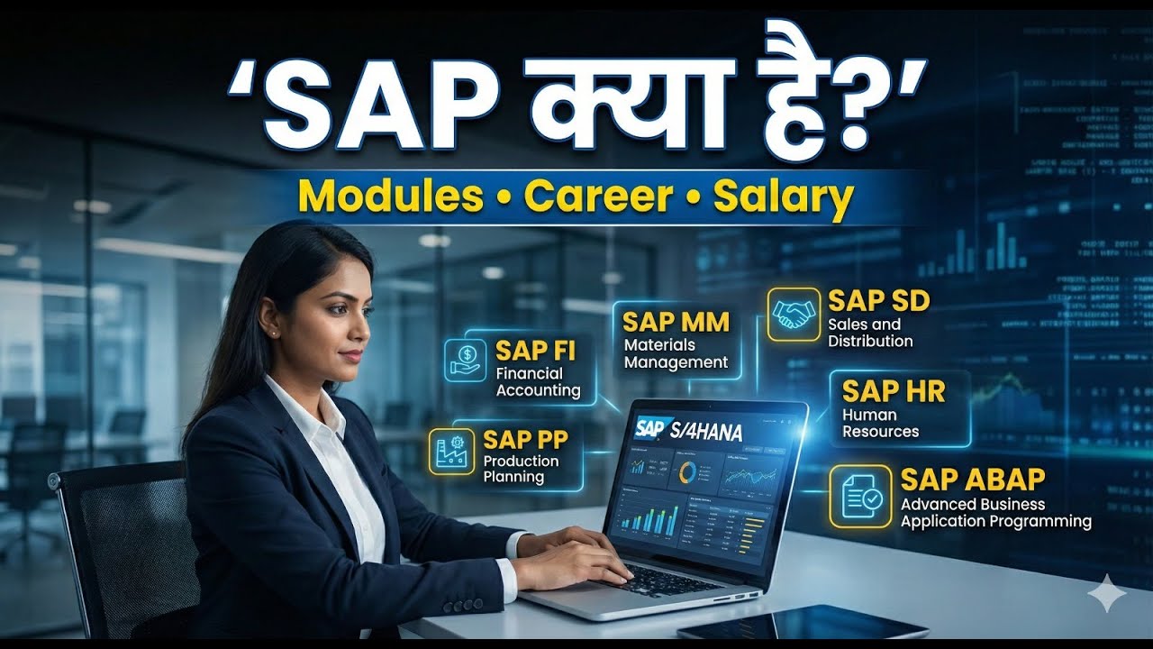 SAP Kya Hai? | SAP Full Form, Modules, Uses, Career, Salary & Jobs | SAP Course Ki Puri Jankari