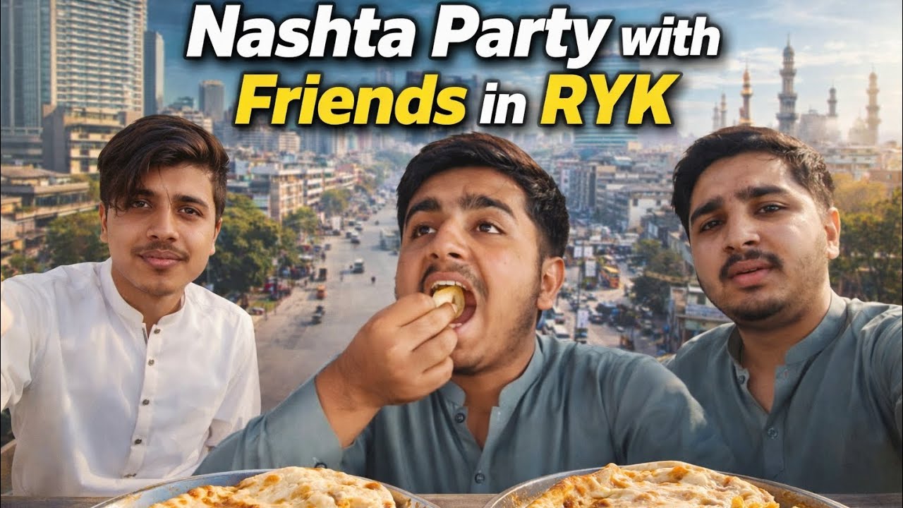 Friends Ke Sath Rahim Yar Khan Ka Nashta | Full Enjoy Vlog | ZeeshanVibez