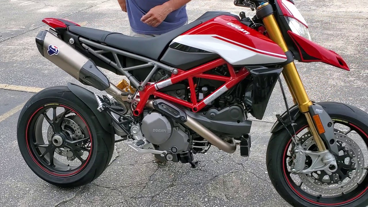 2020 Ducati Hypermotard 950SP w/exhaust