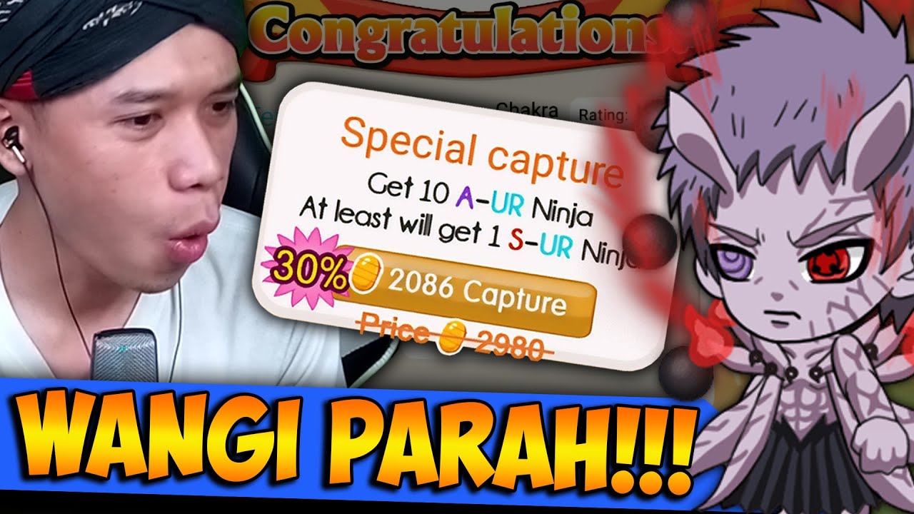 Wangi Parah !!! Tes Gacha Banner Ten Tails Obito !!! Ninja Heroes New Era