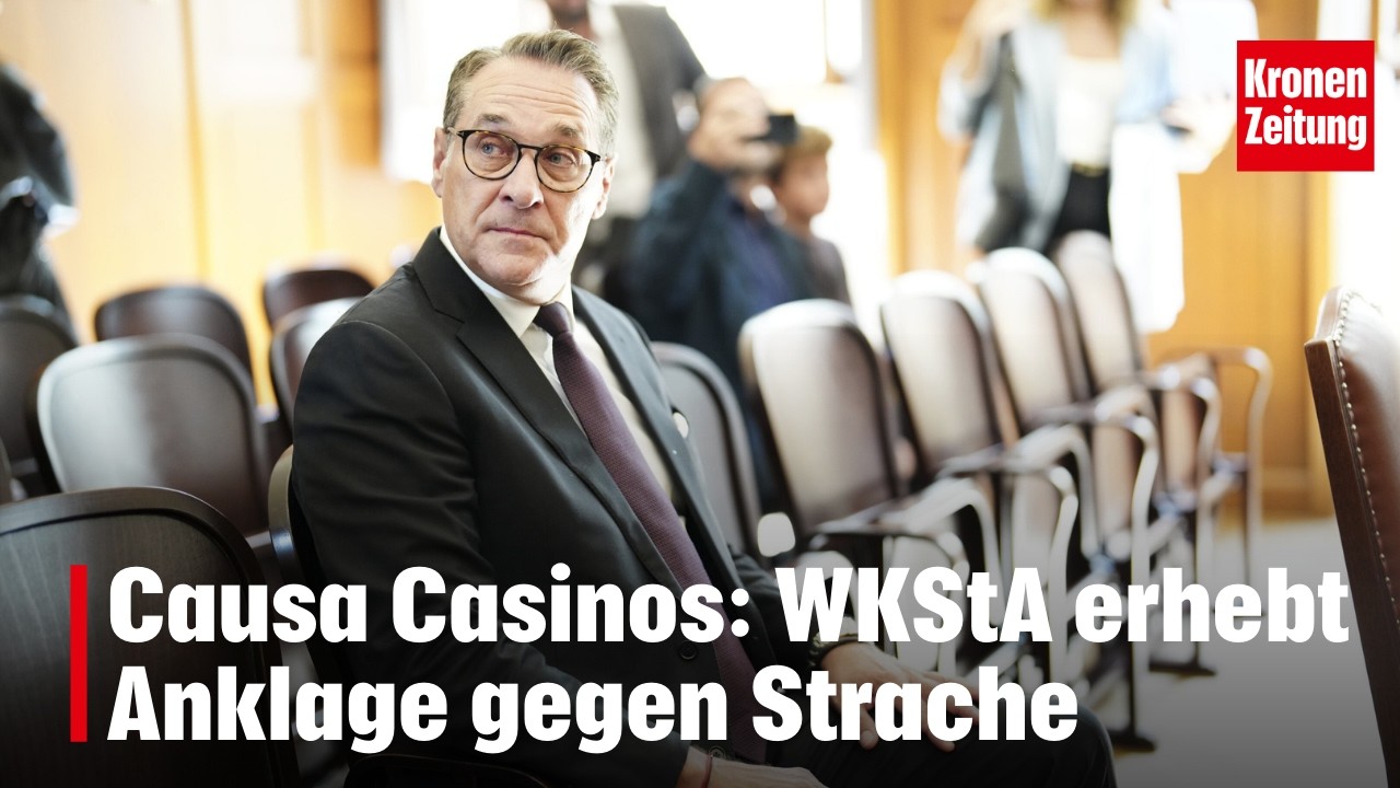 Causa Casinos: WKStA erhebt Anklage gegen Strache | krone.tv NEWS