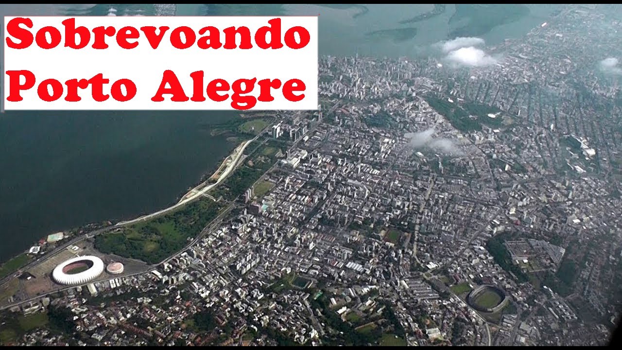 SOBREVOANDO PORTO ALEGRE / Aproximação e Pouso / Aproach and Landing in Porto Alegre (POA), Brazil