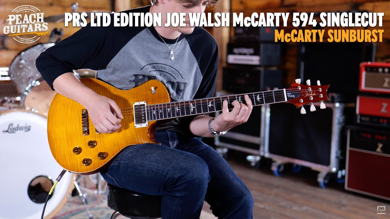 No Talking...Just Tones | PRS Ltd Edition Joe Walsh McCarty 594 Singlecut - McCarty Sunburst