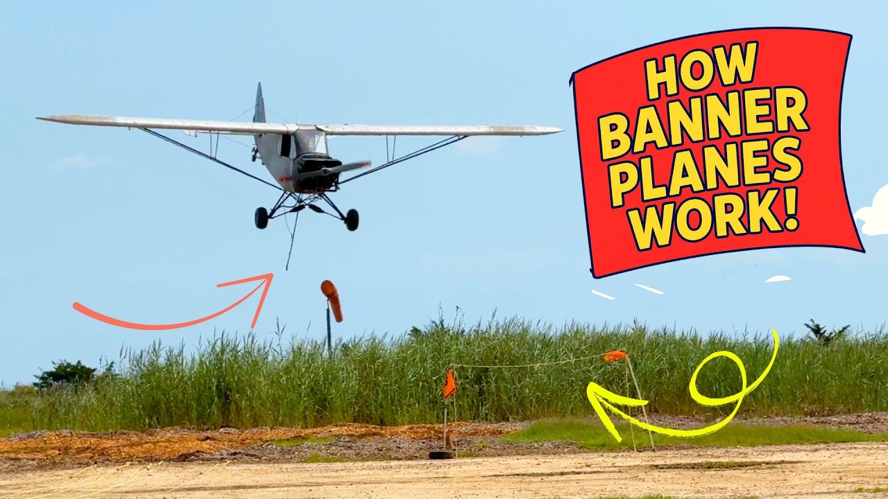 How Do Airplanes Fly Banners?