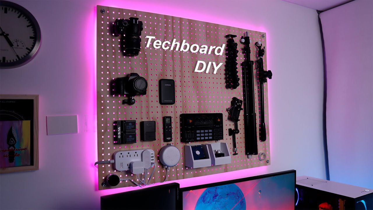 Techboard | DIY Organizer for Tech | 2020