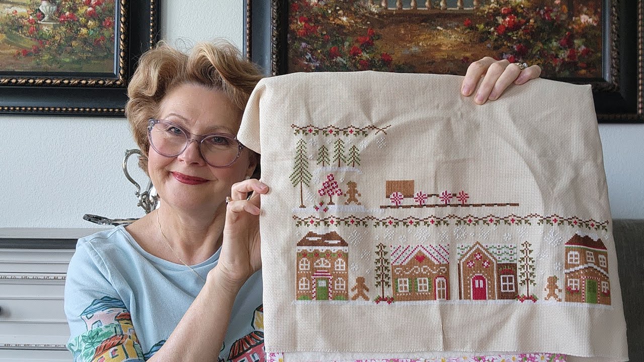 #flosstube  95 Working  on lots of fun projects!  #slowstitching