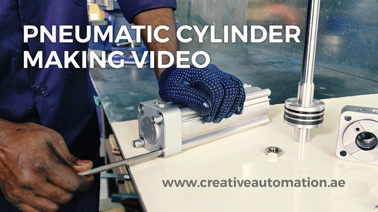 Pneumatic Cylinder Making | How to make Pneumatic Cylinder | Creative Automation UAE