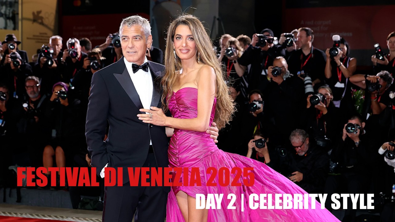 FESTIVAL DI VENEZIA 2025 | Day 2 Celebrity Style - 4K