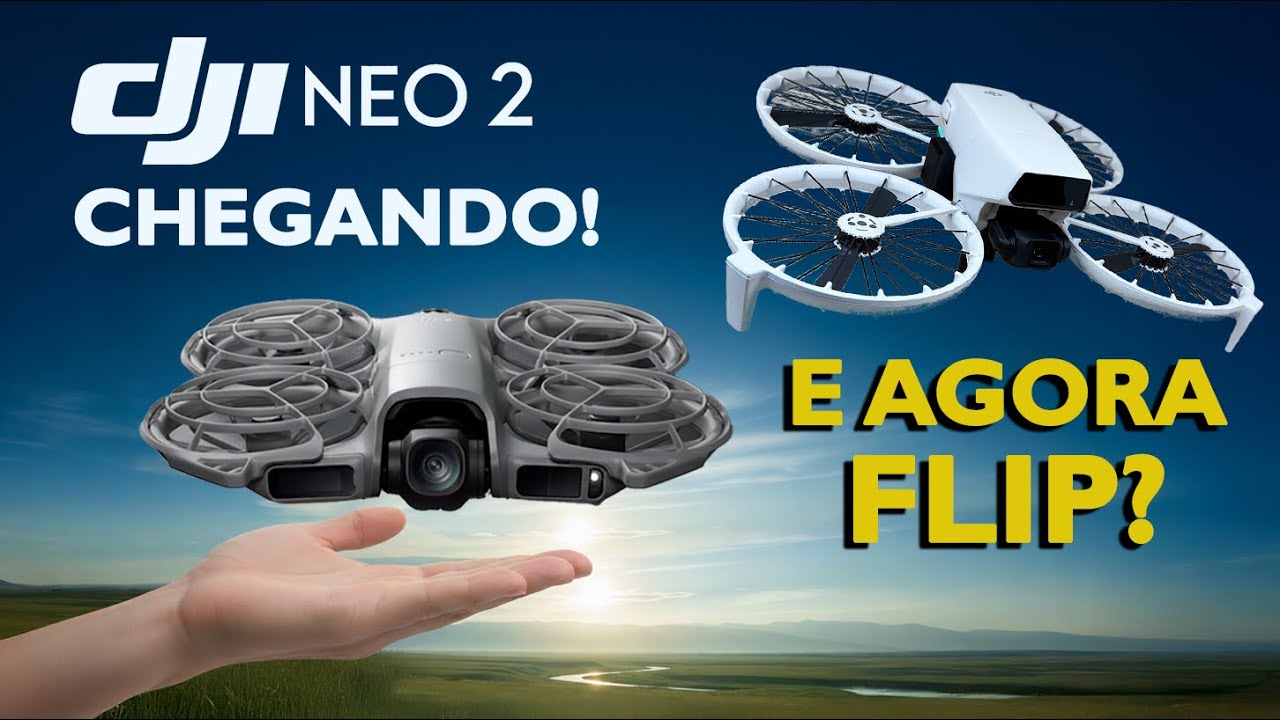 DJI Neo 2 chegando… ainda vale a pena o Flip?” 🤔#djiflip #djineo2
