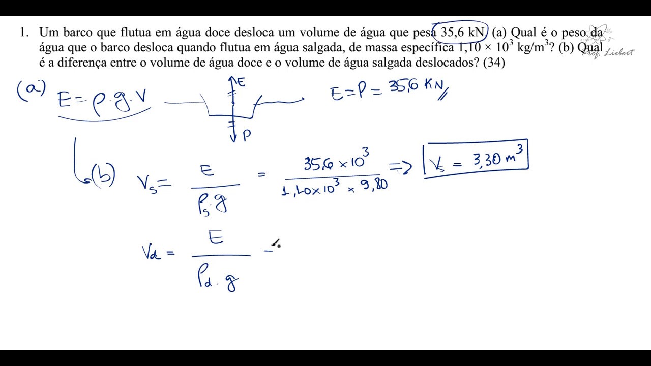 Fluidos Q1 - Lista de Exercícios Halliday - EXTRA