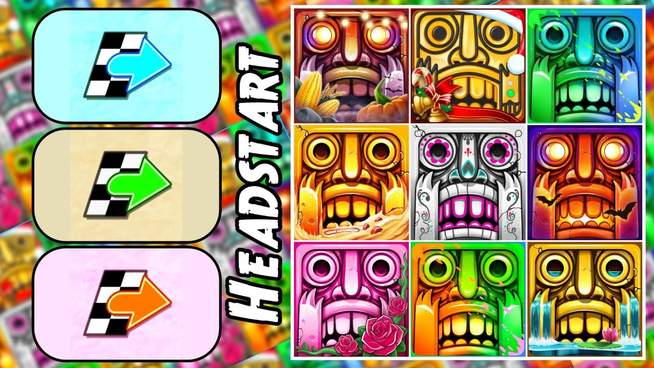 [ HEADSTART ] Temple Run 2 ALL MAPS Gameplay