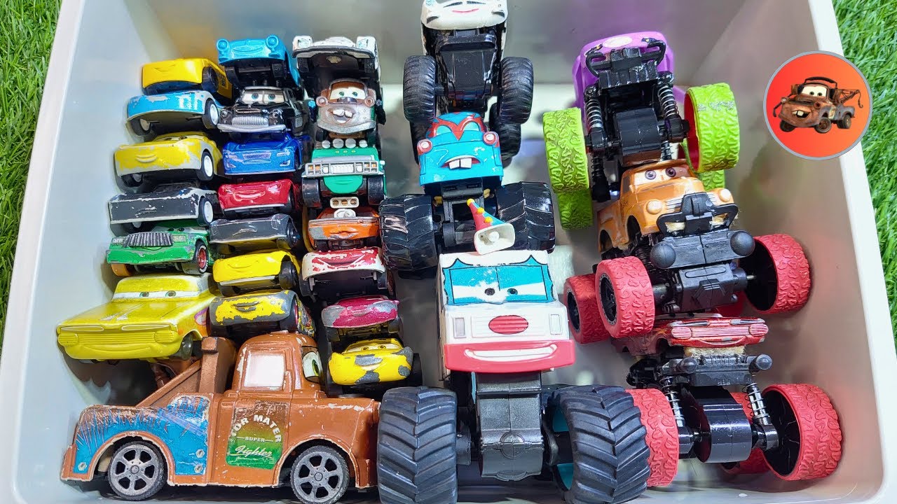 Disney Pixar Cars Unboxing Review | Lightning McQueen, Tow Mater, Doc Hudson, Sally Carrera, Cruz