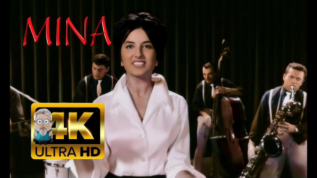 Mina - Tintarella Di Luna 🌙🇮🇹 (1959) AI 4K Colorized Enhanced