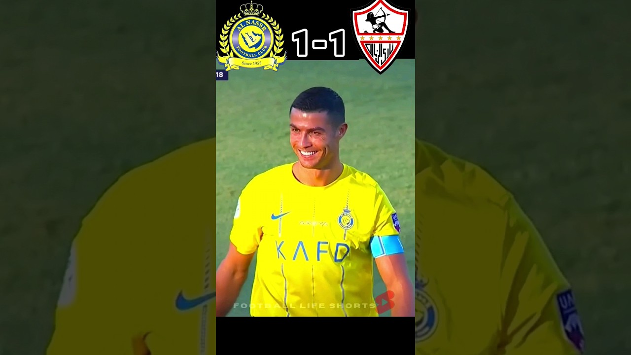 Al Nassr vs Zamalek Sc Arab Club Champions Cup 2023.(Mane 1st Match) #football #ronaldo #goals #mane
