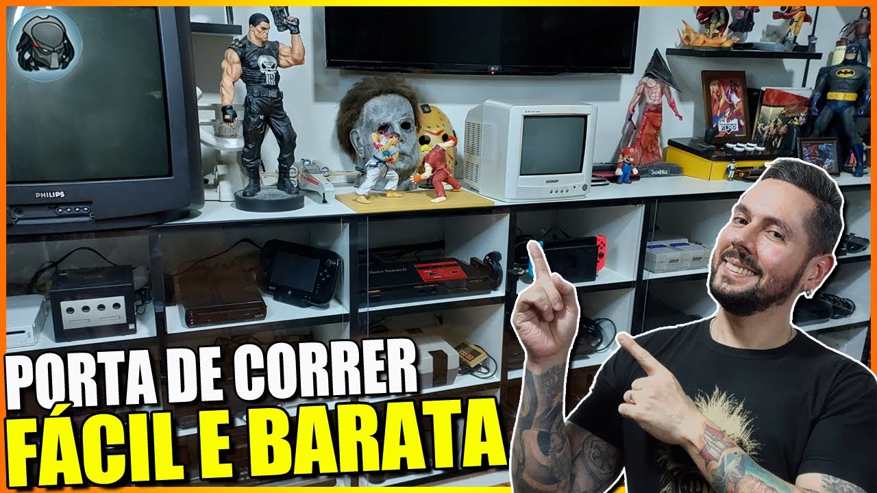 Fiz Uma PORTA DE CORRER Para os VIDEOGAMES