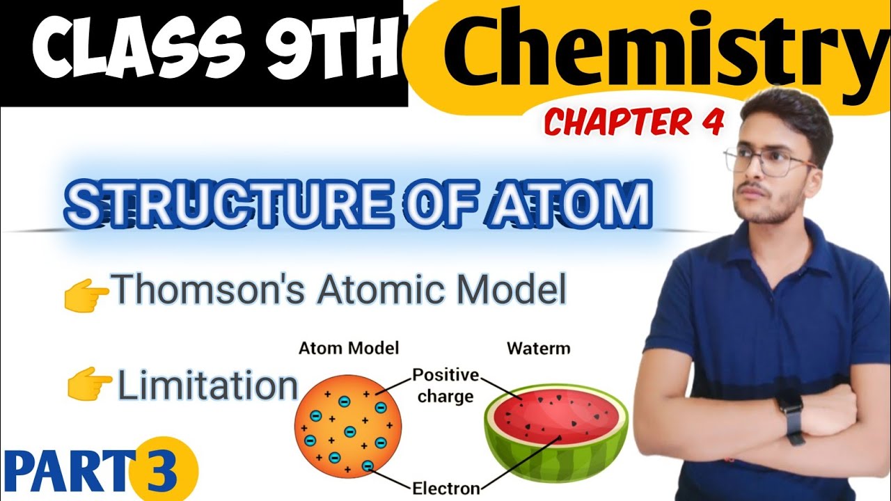 Structure Of Atom Class 9th | Thomson’s Atomic Model & Limitation |  Part 3 |Chemistry Chapter 4