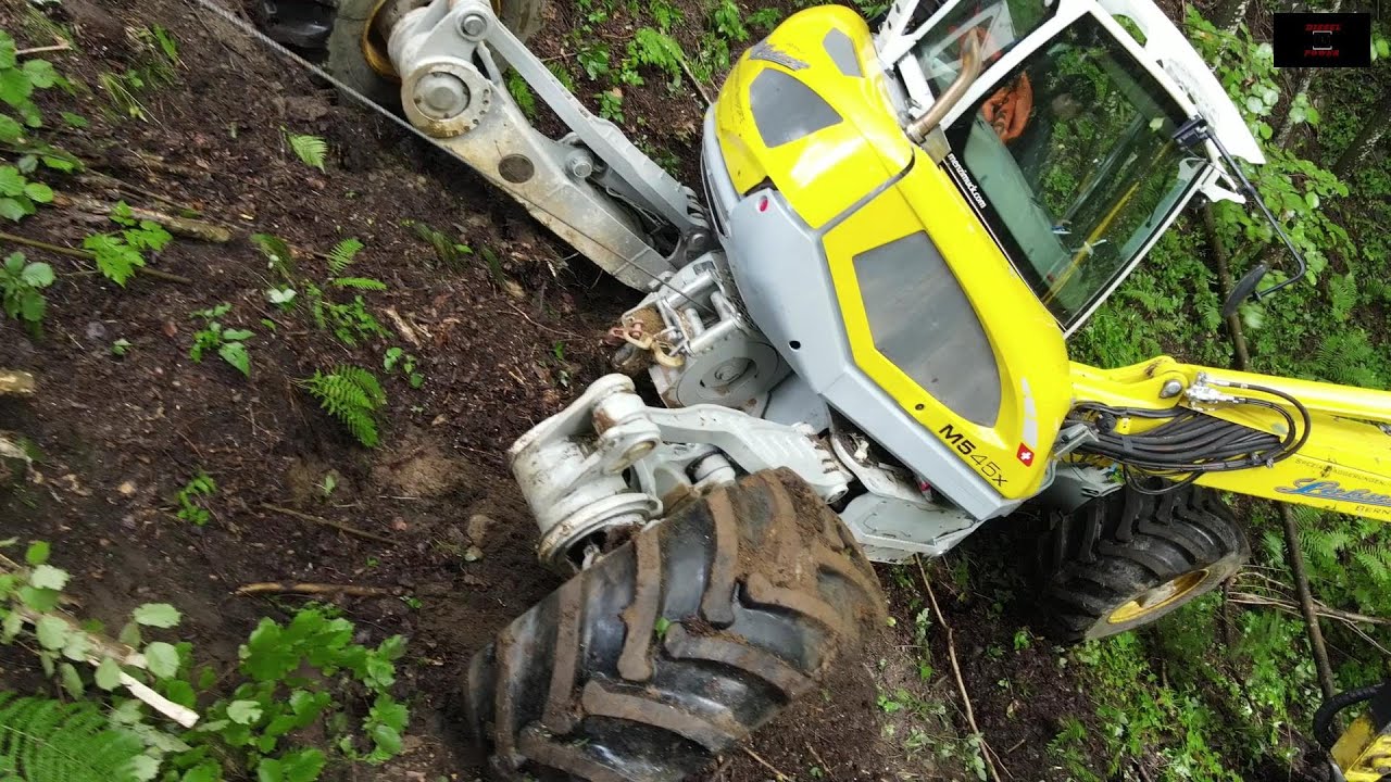 #MenziMuck Menzi Muck M545x_treme 》 im Steilhang
