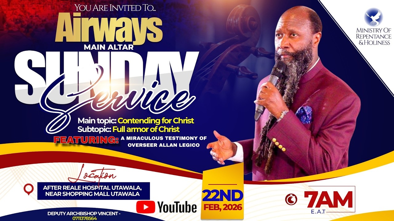 AIRWAYS MAIN ALTAR - SUNDAY SERVICE - FEBRUARY 22 2026