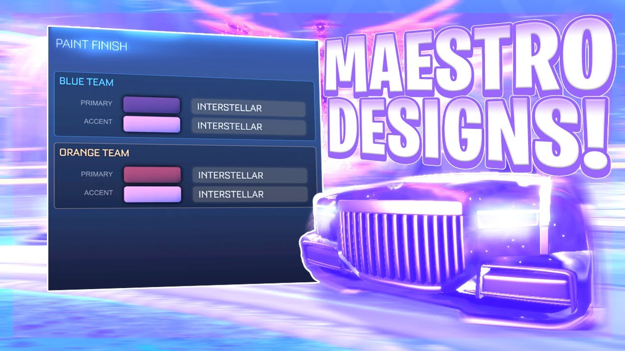 The 10 Best Maestro Designs Of All Time! (Rocket League Car Designs)