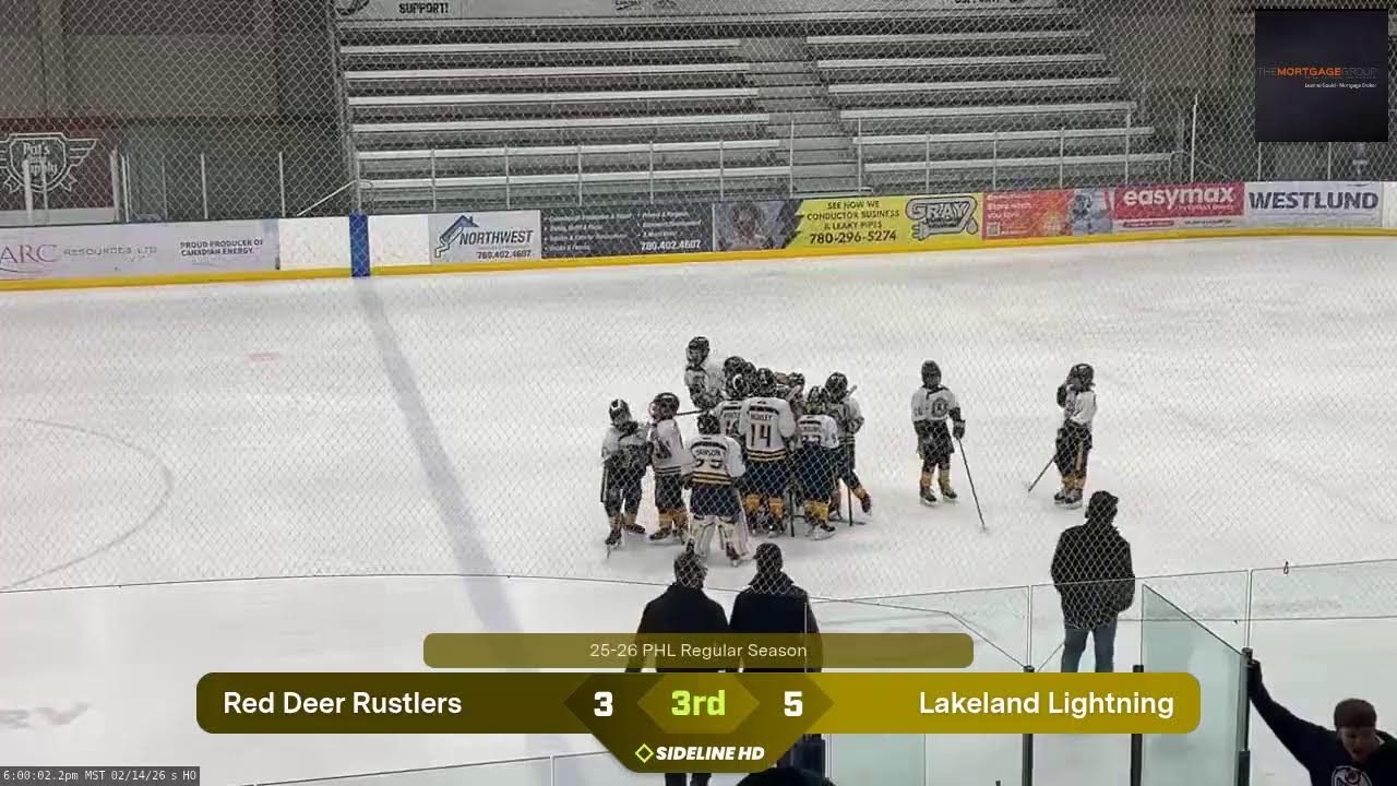 Red Deer Rustlers vs. Lakeland Lightning (2026.02.14)