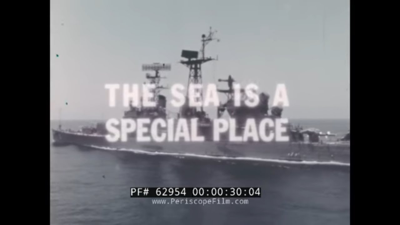 1968 US NAVY RECRUITING FILM “THE SEA IS A SPECIAL PLACE”  USS FORRESTAL ATLANTIC FLEET  62954