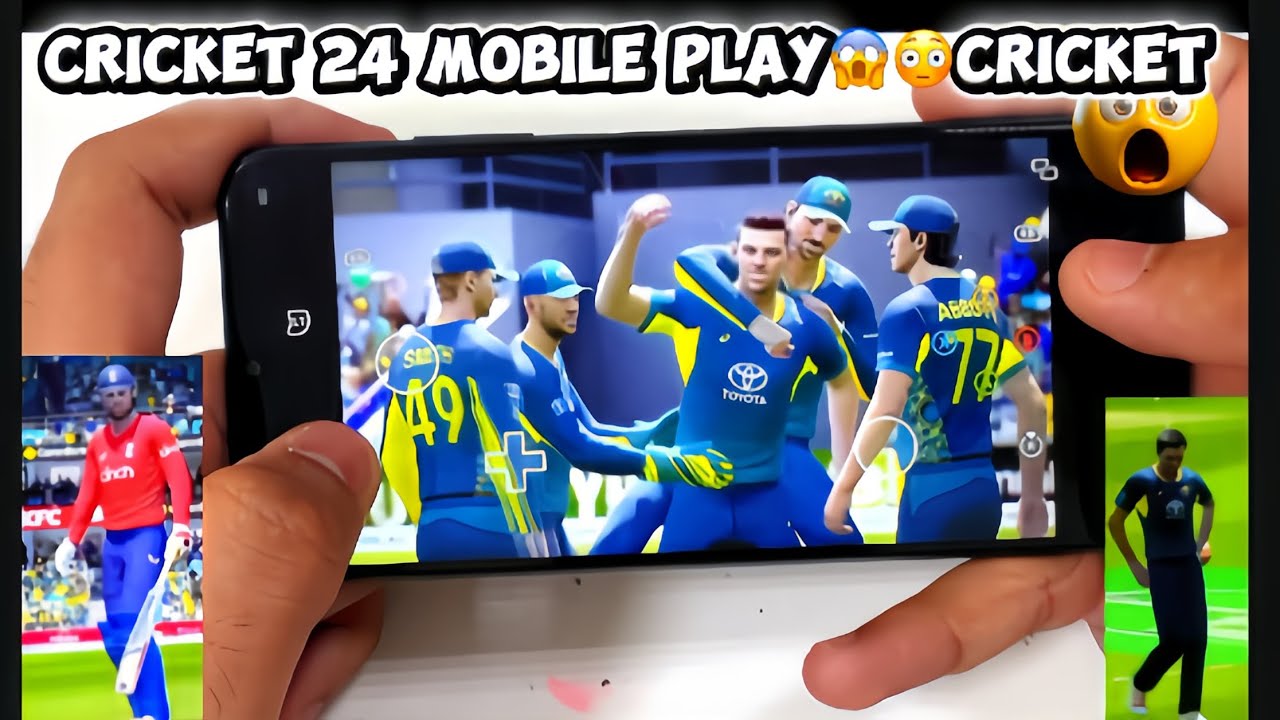 Cricket 24 mobile game play on android mobile😱😳💯✅#cricket24game #subscribemychannel #cricket24mobile