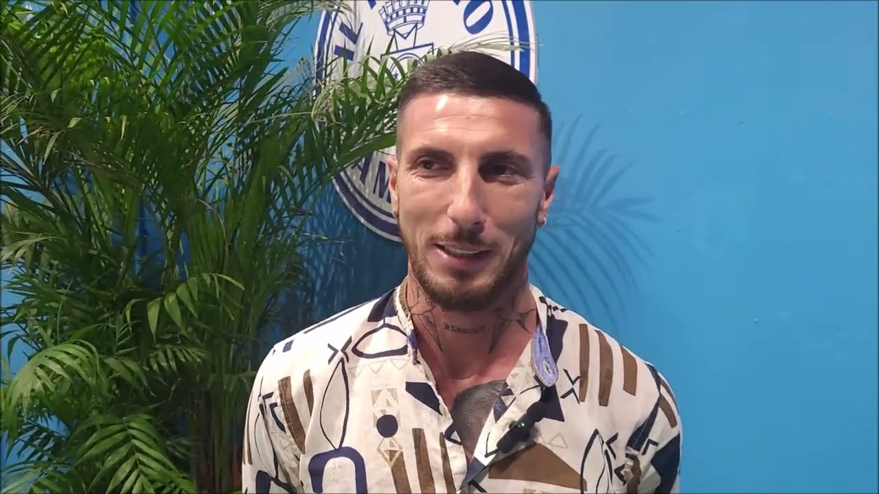Calcio Serie D - Conferenza stampa presentazione tecnico - 01.07.25 - L'attaccante Nicola Loiodice