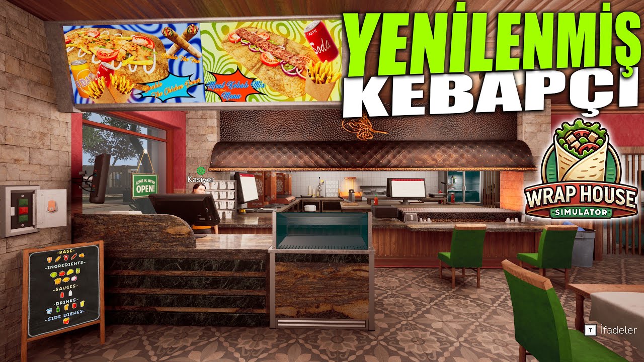 YENİ KEBAPÇI KONSEPTİMİZ İLE HİZMETİNİZDEYİZ😂MÜŞTERİLERDEN BAŞIM DÖNDÜ | WRAP HOUSE SIMULATOR !!